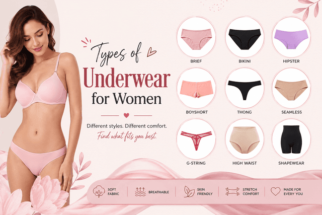 types of underwear for women