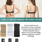 multicolor bra hook extenders for women pack of 3