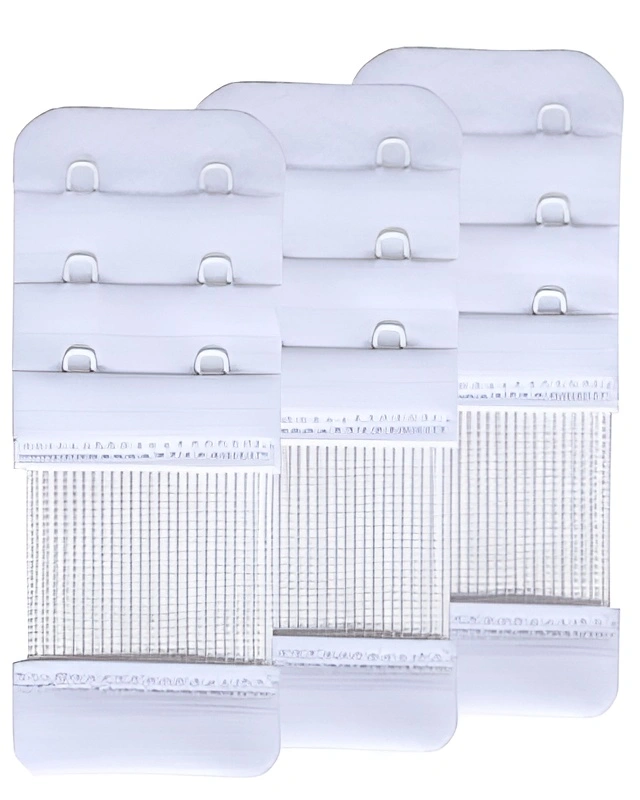 White Bra Hook Extenders for Women