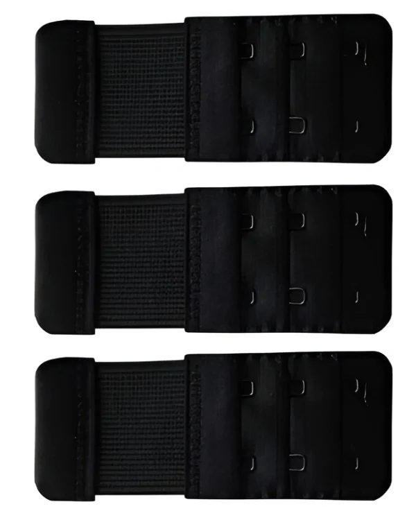 Black Bra Hook Extenders for Women