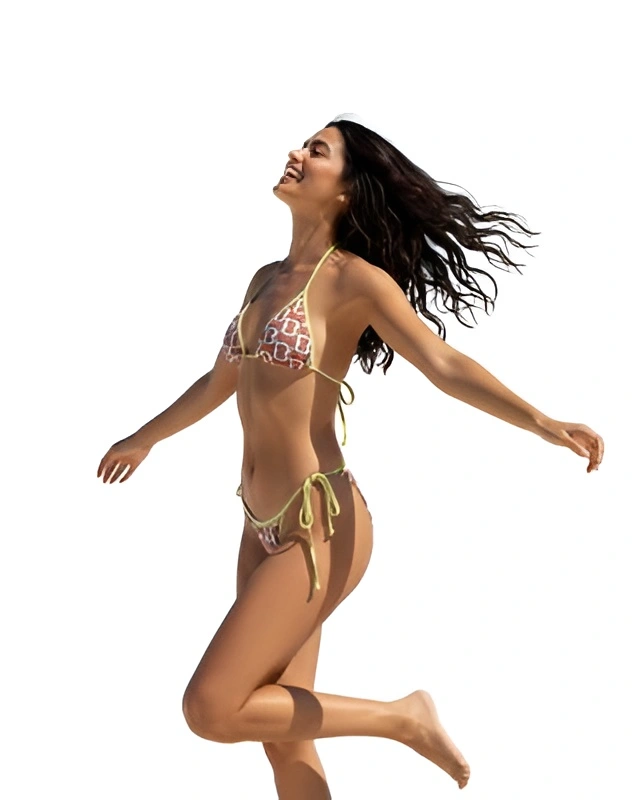 Women’s Printed Micro Modal Bikini Set