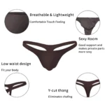Men’s Comfy Thong Brief in Black – Ultra-Soft Micro Modal