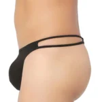 bamboo antibacterial Good Boy Go Bad Black and white Thong
