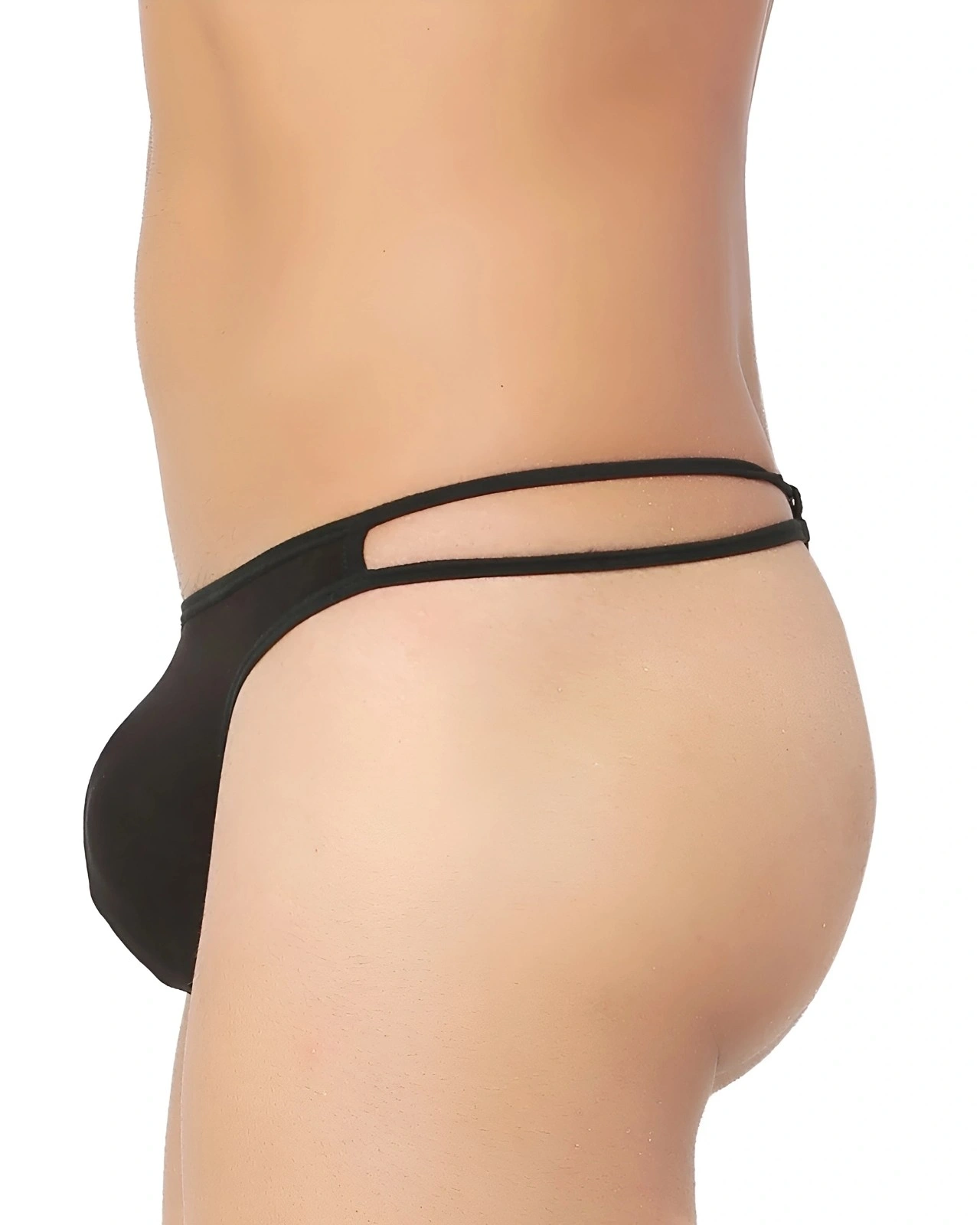 bamboo antibacterial Good Boy Go Bad Black and white Thong