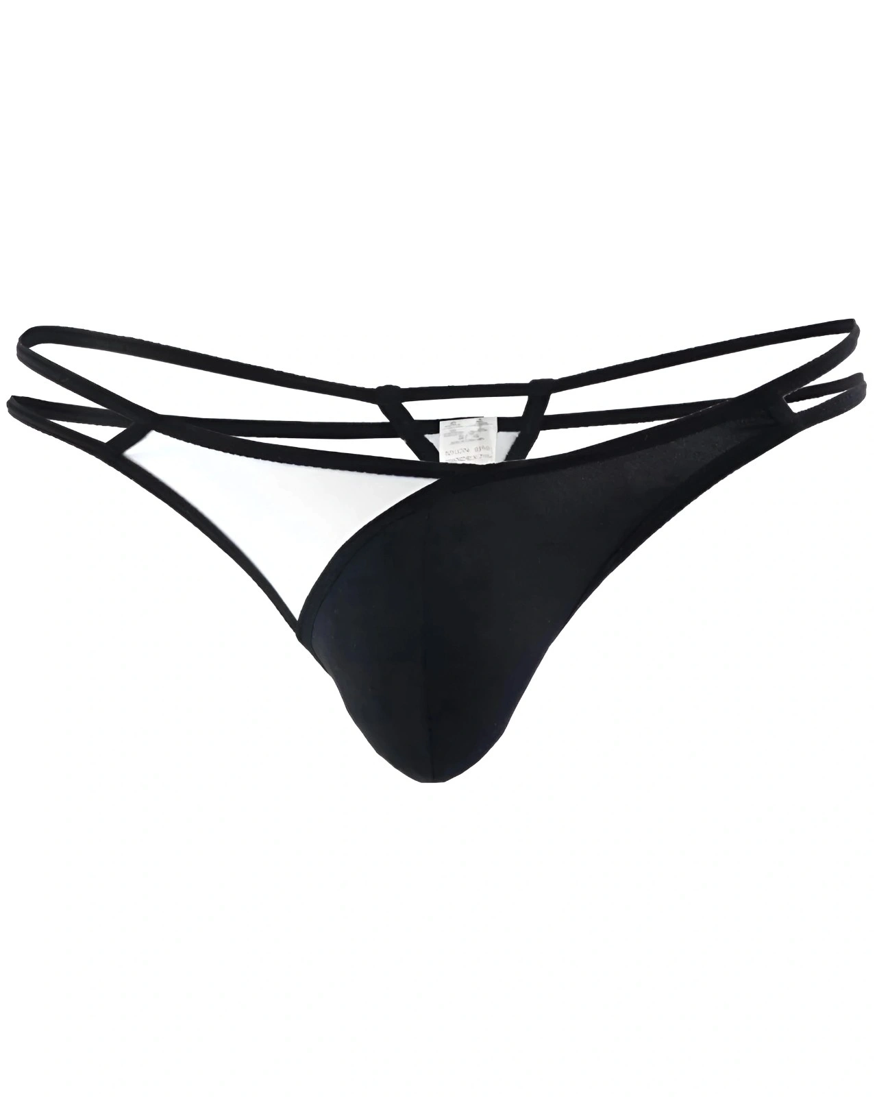 bamboo antibacterial Good Boy Go Bad Black and white Thong