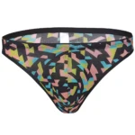Argyle Printed Micro Modal Thongs For Men