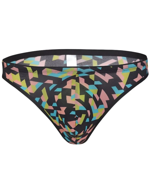 Argyle Printed Micro Modal Thongs For Men
