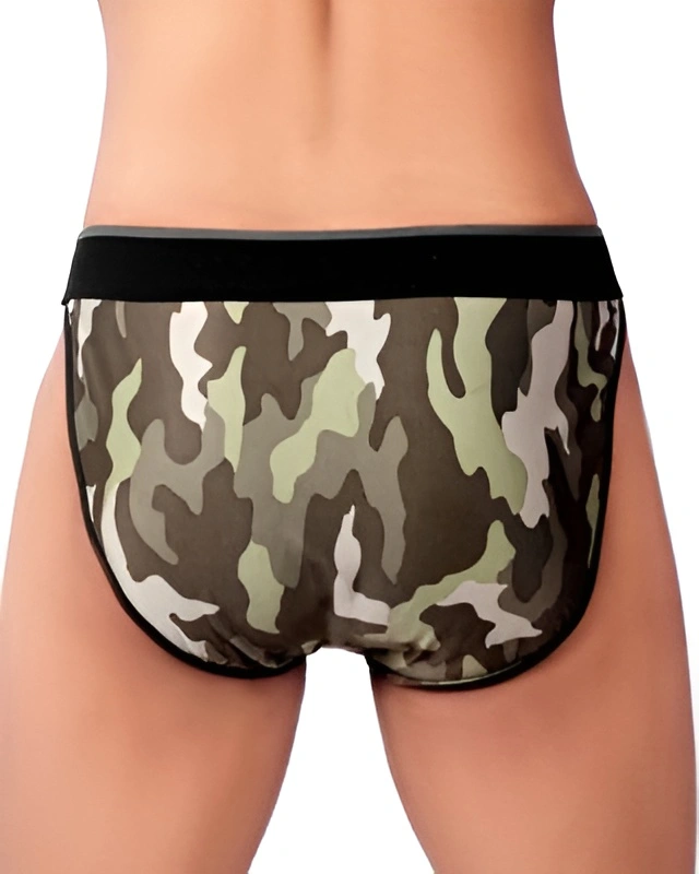 mens camouflage tanga briefs