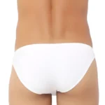 men’s white micro modal bikini briefs