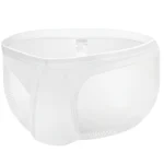 Men’s Transparent Briefs White