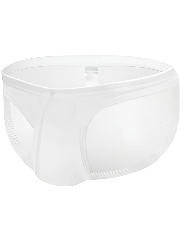 Men’s Transparent Briefs White