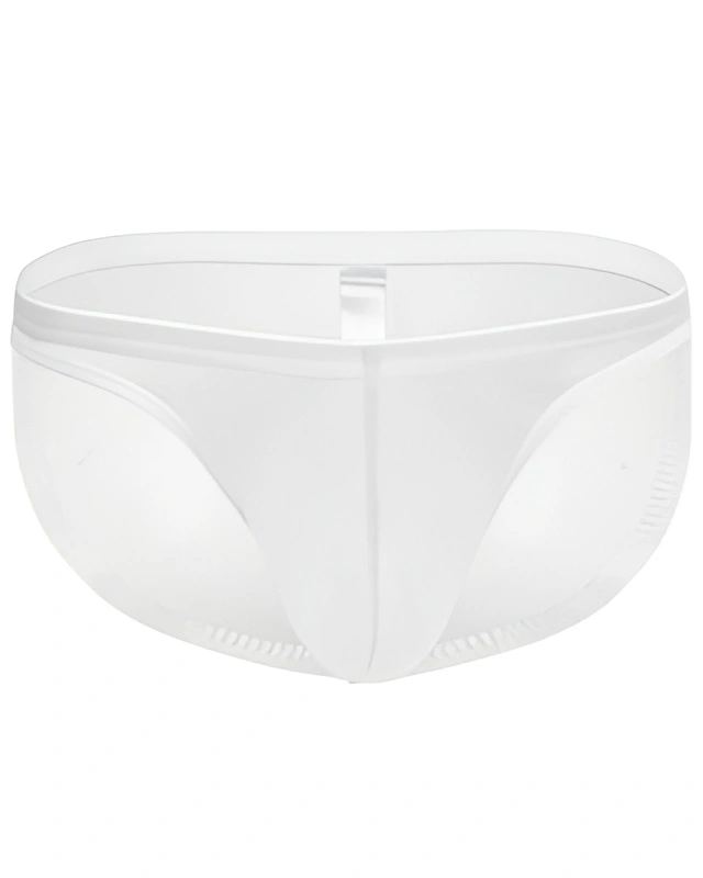 Men’s Transparent Briefs White