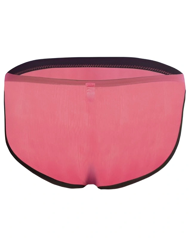 Men’s Transparent Briefs Living Coral