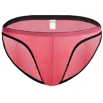 Men’s Transparent Briefs Living Coral