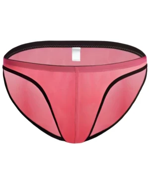 Men’s Transparent Briefs Living Coral
