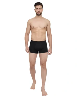 Men’s Micro Modal Black Trunks