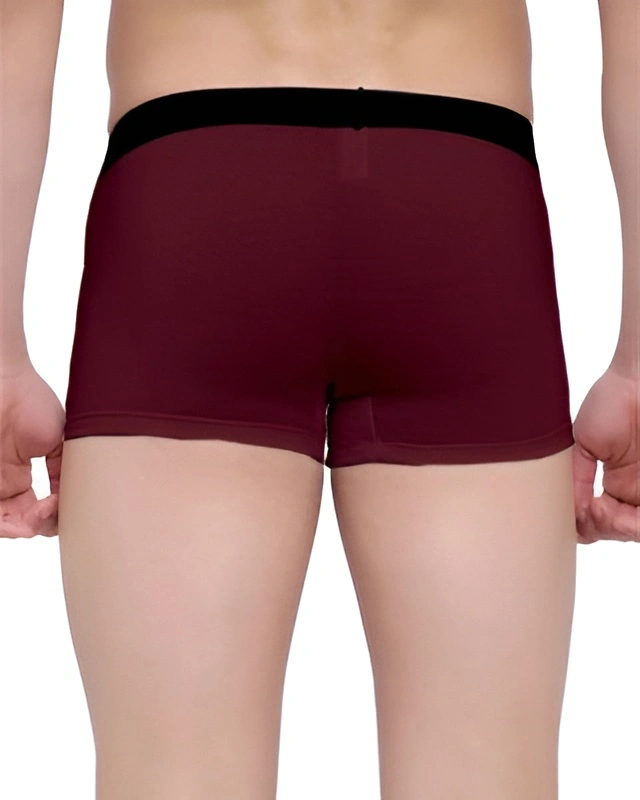 Maroon Micro Modal Underwear For Men