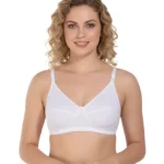 Manvi White Non Padded Everyday Bra