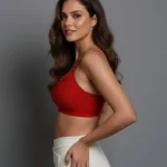 Women’s Red Non-Padded Support Bra