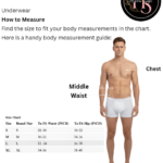 Mens Size Chart