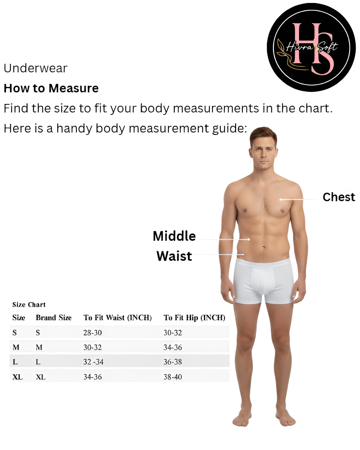 Mens Size Chart