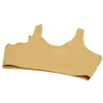 cannyfit sandalwood cotton elastance wire free, non padded comfort fit sports bra for women