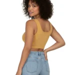 Cannyfit Sandalwood Cotton Elastance Wire-Free, Non-Padded Comfort Fit Sports Bra for women