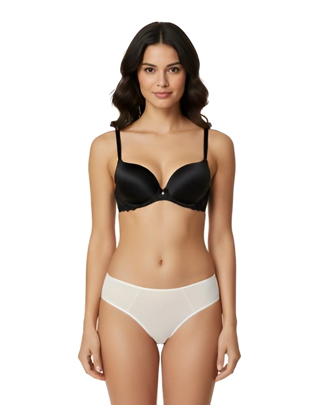 Nude Transparent Low Waist Hipster Panty