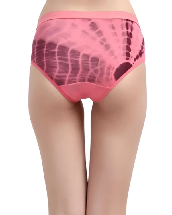 womens purple tie dye bamboo panty