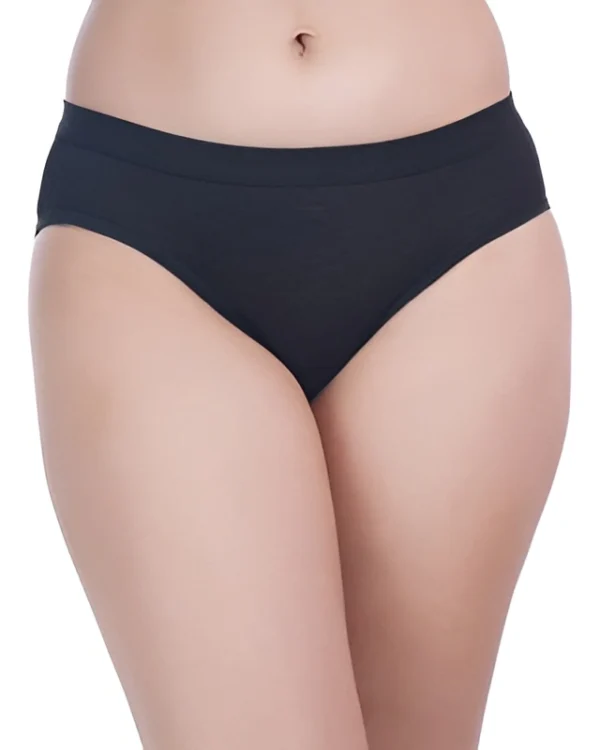Womens Black Micro Modal Panty