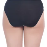 Womens Black Micro Modal Panty