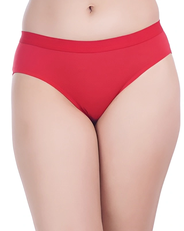 Womens Red Micro Modal Panty