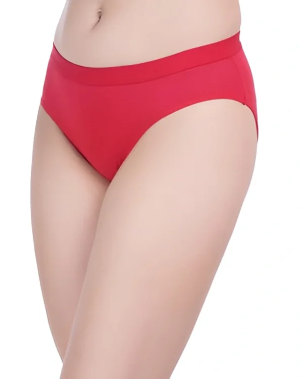 Womens Red Micro Modal Panty