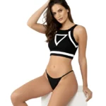 Women’s Black Cheeky G-String Panty