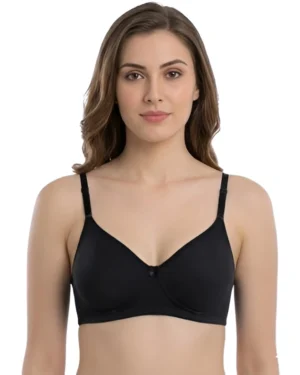 Black Padded Bra for Women | Black Bra by Hivra Soft