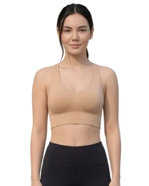 Nude Seamless Sports Bra for Women