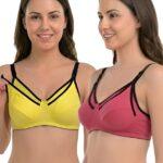 Perfect Pink & Yellow Maternity Bra Combo