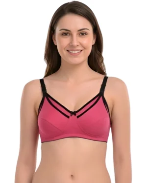 Pink Maternity Bra | Nursing Bra for Women | Hivra Soft