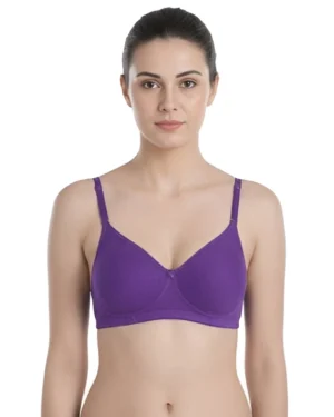 Purple Padded Bra For Women | Hivra Soft Stylish Fit