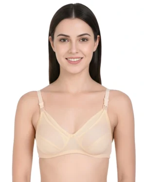 Beige Maternity Bra | Nursing Bra for Women – Hivra Soft