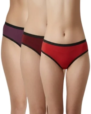 Multicolor Cotton Panties for Women – Pack of 3