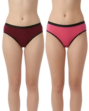 Women’s Purple Pink Panty Combo (Pack of 2)