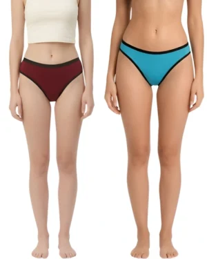 Women’s Dual Colour Panty Combo (Pack of 2)