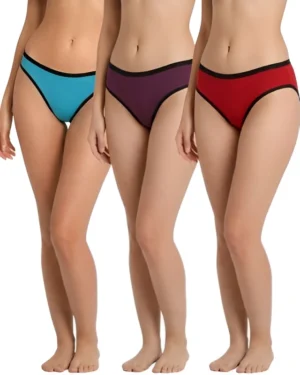 Women’s Multicolour Panty Combo (Pack of 3)