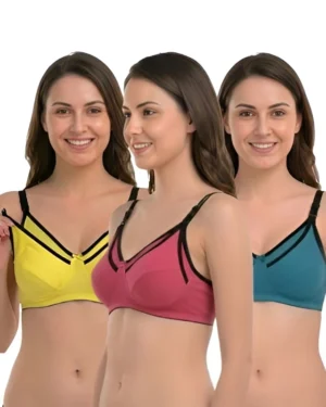 Hivra Soft Maternity Nursing Bra Combo Pack for Women Daily Wears