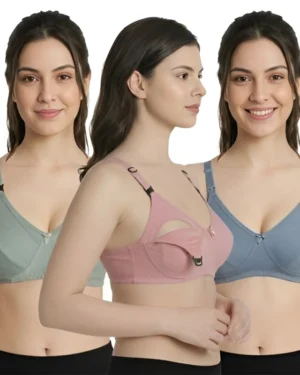 Maternity Bra for Women | Hivra Soft Nursing Bra Combo Pack