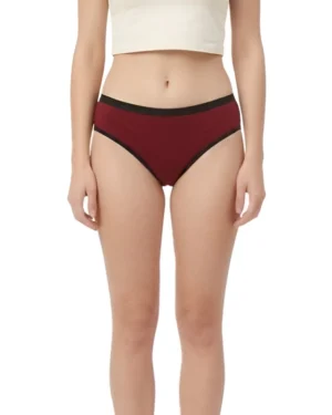 Maroon Cotton Panty for Women | Hivra Soft Women Cotton Panty