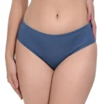 Women Cotton Blend Panty Denim Blue