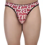 Men’s Foxy Orange Printed Brief