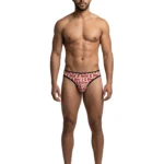 Men’s Foxy Orange Printed Brief